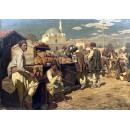 РЕПРОДУКЦИИ НА КАРТИНИ Продавачи на хляб в София (1901)